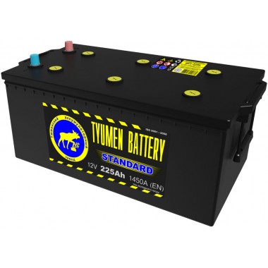 Грузовой аккумулятор Tyumen Battery Standard 225 Ач обр. пол. 1500A (518x278x242)