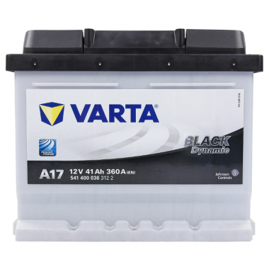 Автомобильный аккумулятор Varta Black Dynamic A17 41R 360A 207x175x175