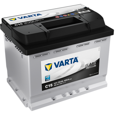 Автомобильный аккумулятор Varta Black Dynamic C15 56L 480A 242x175x190