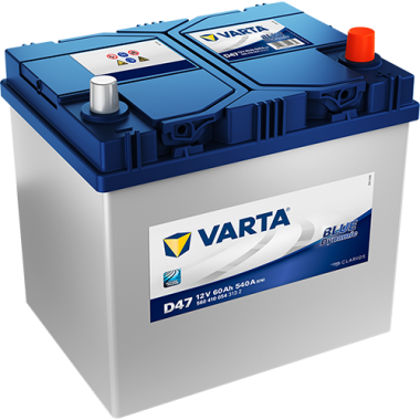 Автомобильный аккумулятор Varta Blue Dynamic D47 60R 540A 232x173x225 (560410054)