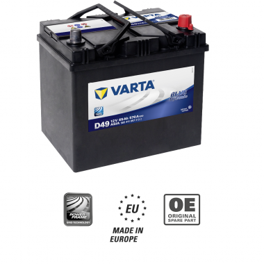 Автомобильный аккумулятор Varta Blue Dynamic D49 65R 570A 232x173x225