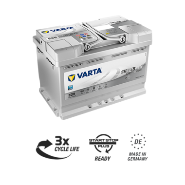 Автомобильный аккумулятор Varta Silver Dynamic AGM E39 70R (Start-Stop) 760A 278x175x190