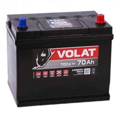 Автомобильный аккумулятор Volat Asia 70R (700A 261x173x225)