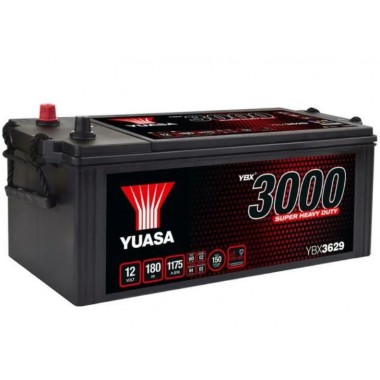 Автомобильный аккумулятор YUASA YBX3629 180 Ач 1175А обр. пол. (511x222x215)