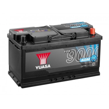 Автомобильный аккумулятор YUASA YBX9020 105 Ач 950А обр. пол. (393x175x190) AGM