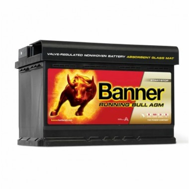 Автомобильный аккумулятор BANNER Running Bull AGM Start-Stop (570 01) 70R 720A 278x175x190