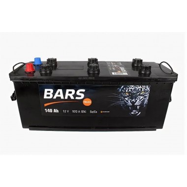 Автомобильный аккумулятор BARS Truck 6СТ140 п.п. 140 Ач 920A (513x189x217)