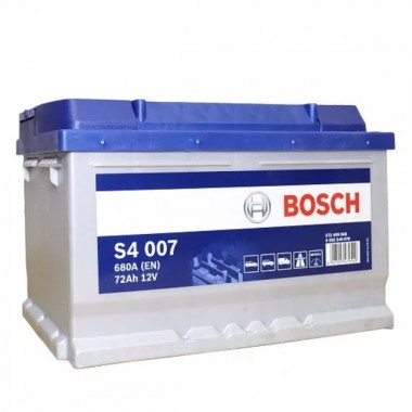 Автомобильный аккумулятор Bosch S4 007 72R 680A 278x175x175