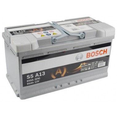 Автомобильный аккумулятор Bosch S5 AGM Start-stop 95R (850A 353x175x190) A13