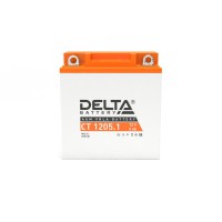 Delta CT 1205.1, 12V 5Ah, 65А (120x61x129) YB5L-B, 12N5-3B