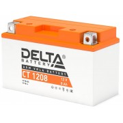Delta CT 1208, 12V 8Ah, 130А (150x66x95) YT7B-BS, YT7B-4