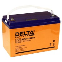 Аккумуляторная батарея Delta DTM 12100 L, 12V 100 Ач (329x174x215)