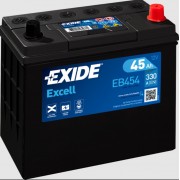 Exide Excell 45R (300A 238x129x227) EB454
