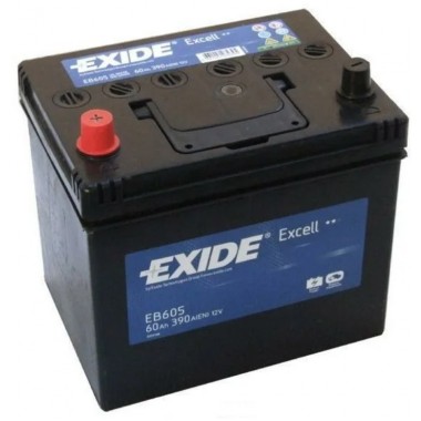 Автомобильный аккумулятор Exide Excell 60L (390A 230x172x220) EB605