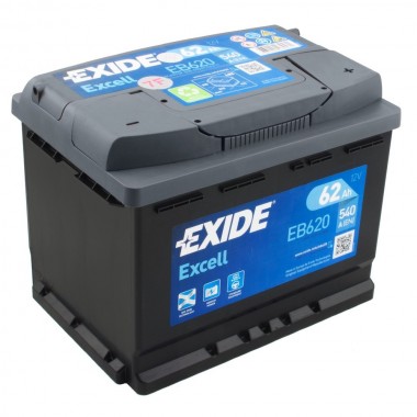 Автомобильный аккумулятор Exide Excell 62R (540A 242x175x190) EB620
