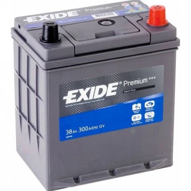 Автомобильный аккумулятор Exide Premium 38R (300A 187x127x227) EA386