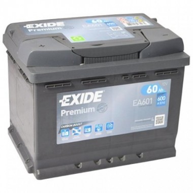 Автомобильный аккумулятор Exide Premium 60L (600А 242х175х190) EA601