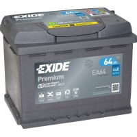 Exide Premium 64L (640А 242х175х190) EA641