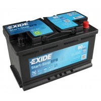 Exide Start-Stop EFB 80R (720А 315x175x190) EL800