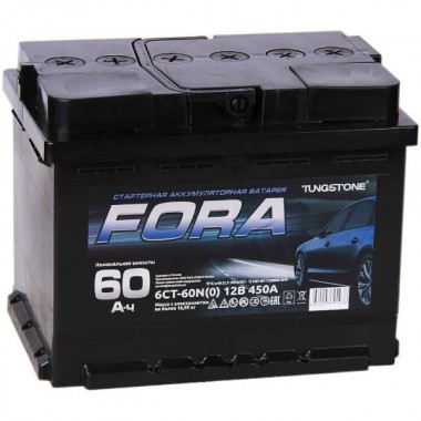 Автомобильный аккумулятор FORA 60L 450А 242x175x190
