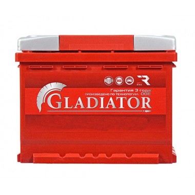 Автомобильный аккумулятор GLADIATOR EFB 60R 600A 242x175x190