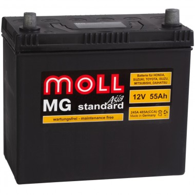 Автомобильный аккумулятор Moll MG Standard Asia 66R 575A 220x164x220