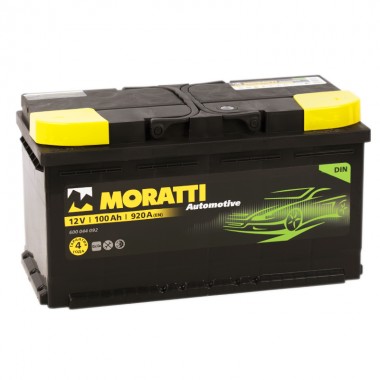 Автомобильный аккумулятор Moratti 100R 920А 353х175х190
