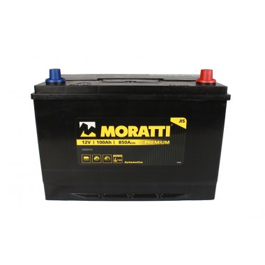 Автомобильный аккумулятор Moratti Asia 100R 850А 301x175x220 D31L