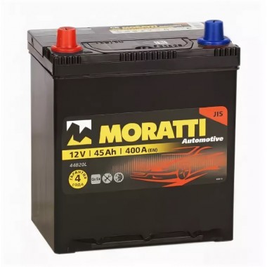 Автомобильный аккумулятор Moratti Asia 45L 400А 187x127x227 B19R