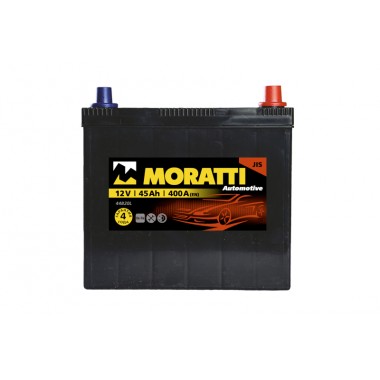 Автомобильный аккумулятор Moratti Asia 45R 400А 187x127x227 B19L