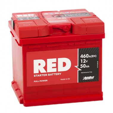 Автомобильный аккумулятор Red 50R (460А 207x175x190)