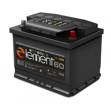 Автомобильный аккумулятор Smart Element 60R 500A 242x175x190