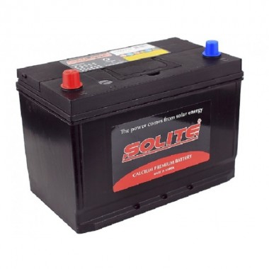 Автомобильный аккумулятор Solite 115D31R с бортиком (95L 750A 301x175x225)