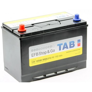 Автомобильный аккумулятор Tab EFB Stop-n-Go 105R (900A 306x173x225) 212005 60518
