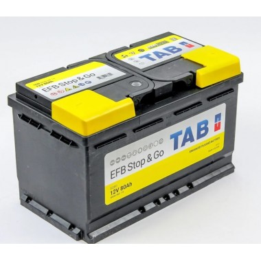 Автомобильный аккумулятор Tab EFB Stop-n-Go 80R (760A 315x175x190) 212080 58088
