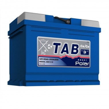 Автомобильный аккумулятор Tab Polar 60L (600A 242x175x190) 121160 56013