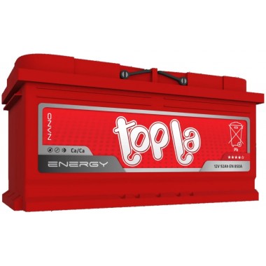 Автомобильный аккумулятор Topla Energy 92R низкий (800A 353x175x175) 108092 59220
