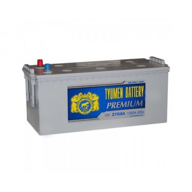 Автомобильный аккумулятор Tyumen Battery Premium 210 Ач прям. пол. 1420A (518x228x236)