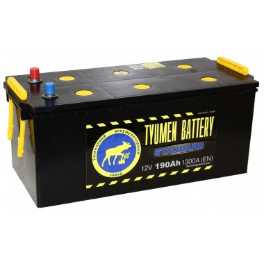 Грузовой аккумулятор Tyumen Battery Standard 190 Ач обр. пол. 1320A (518x228x238)