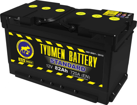 Tyumen Battery Standard 82 Ач обр. пол. низкий 720A (315x175x175)