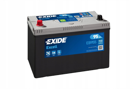 Exide Excell 95L (720A 306x173x225) EB955