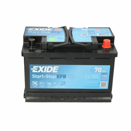 Exide Start-Stop EFB 70R (720А 278x175x190) EL700