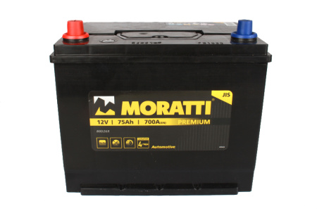 Moratti Asia 75L 700А 261x175x220 D26R