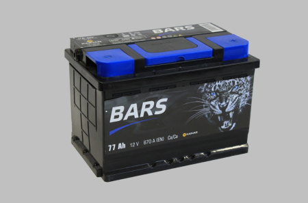 BARS 6СТ-77 АПЗ о.п. 77Ач 670A (278x175x190)