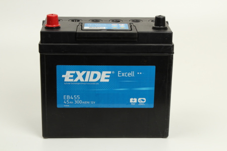 Exide Excell 45L (330A 238x129x227) EB455