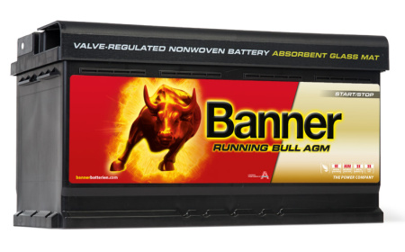 BANNER Running Bull AGM Start-Stop (60 501) 105R  950A 394x175x190