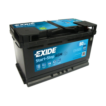 Exide Start-Stop AGM 80R (800А 315x175x190) EK800