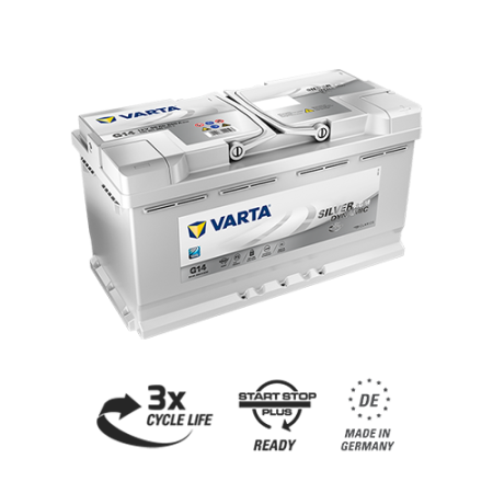 Varta Silver Dynamic AGM G14 95R (Start-Stop) 850A 353x175x190