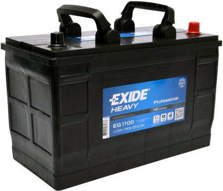 Exide Heavy Professional 110 А·ч евро 750А (349x175x235) EG1102