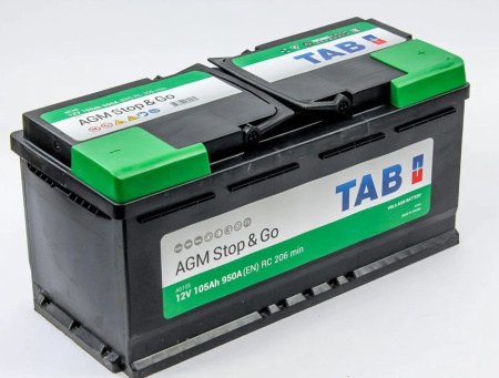 TAB AGM Stop-n-Go 105R (950A 393x175x190) 213105